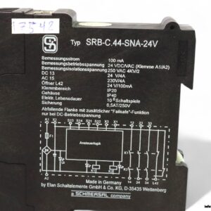 schmersal-SRB-C.44-SNA-24V-safety-relay-module(used)-1