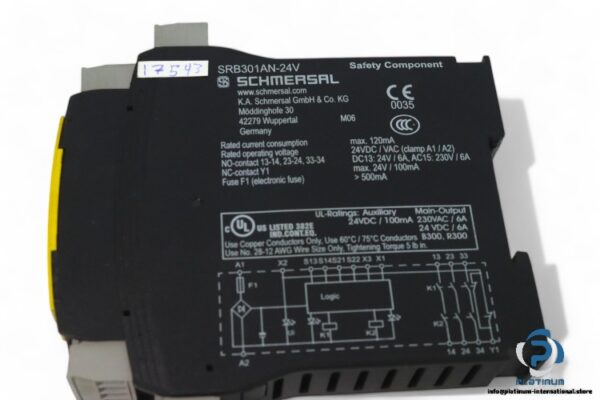 schmersal-SRB301AN-24V-safety-relay(used)-1