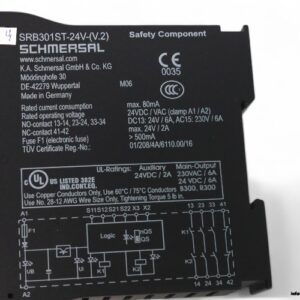 schmersal-SRB301ST-24V-V.2-safety-relay(used)-1