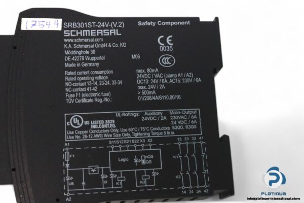 schmersal-SRB301ST-24V-V.2-safety-relay(used)-1