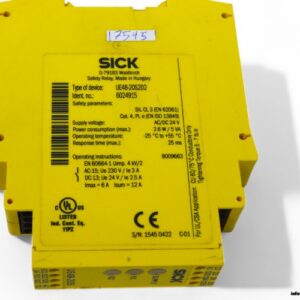 sick-UE48-2OS2D2-safety-relay(used)-2