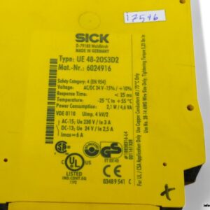 sick-UE48-2OS3D2-safety-relay(used)-1