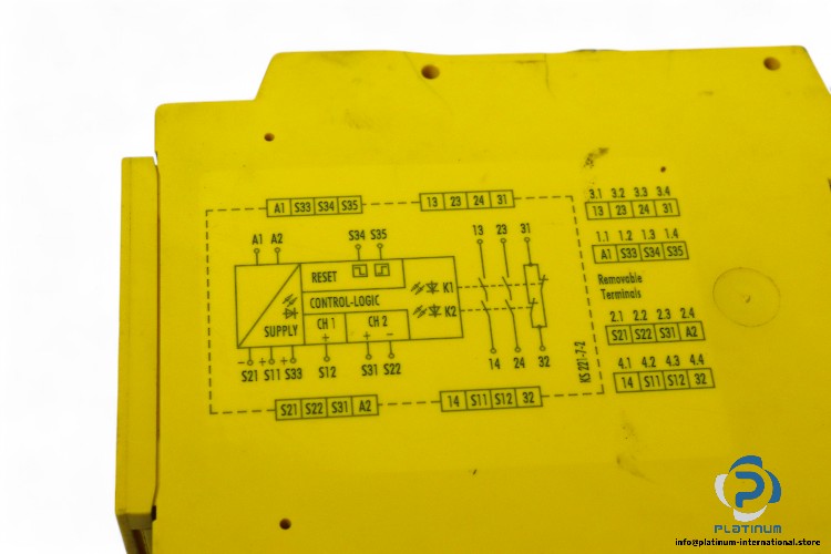 sick ue48 2os3d2 safety relay sick-UE48-2OS3D2-safety-relay(used)-2