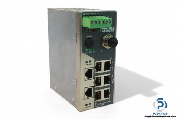 phoenix-contact-FL-SWITCH-SMN-8TX-PN-industrial-ethernet-switch(used)