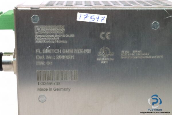 phoenix-contact-FL-SWITCH-SMN-8TX-PN-industrial-ethernet-switch(used)-1
