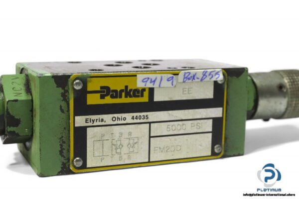 parker-FM2DD-throttlle-check-valve-(used)-2