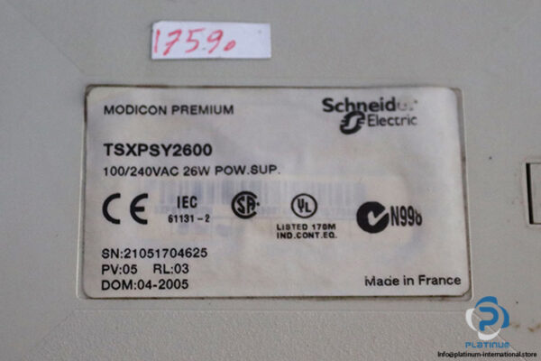 schneider-electric-TSXPSY2600-power-supply-module-(used)-2