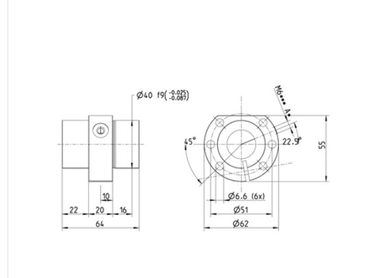 rexroth r151224075 adjustable preload single nut rexroth-R151224075-adjustable-preload-single-nut-new-carton-4