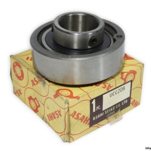 asahi-UCC208-cartridge-ball-bearing-unit-new-carton