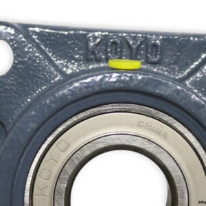 koyo-UKF206-J-square-flange-ball-bearing-unit-new-carton-1
