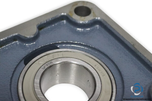 koyo-UKF206-J-square-flange-ball-bearing-unit-new-carton-3