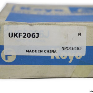 koyo-UKF206-J-square-flange-ball-bearing-unit-new-carton-4