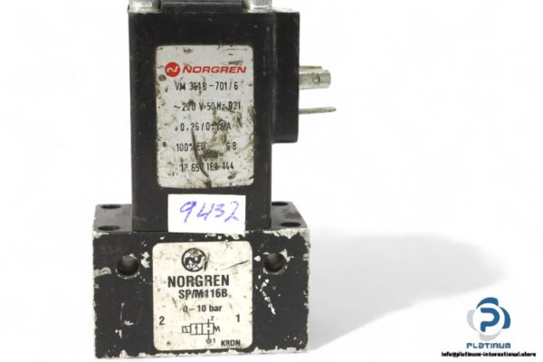 Norgren-SP-M116B-single-solenoid-valve(used)-2