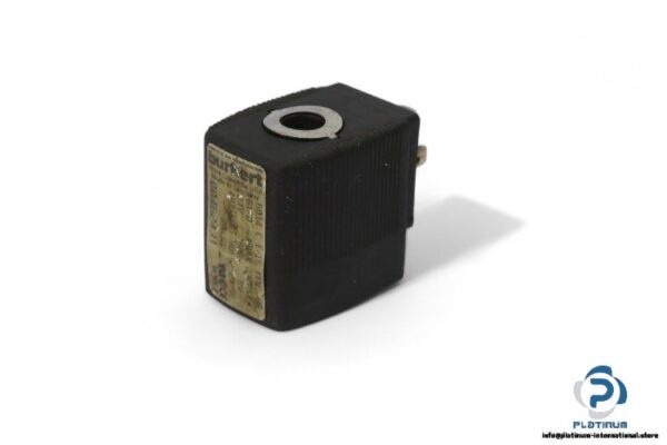 Burkert-6014-C-1-16-FKM-BR-G1-8-PMAX-232PSI-electrical-coil(used)