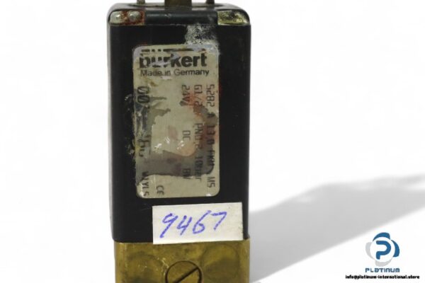 Burkert-5282-A-130-FKM-MS-G1-2-PN0.2-10BAR-single-solenoid-valve(used)-2