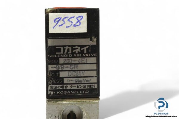 Koganei-200-4EI-39-SR-double-solenoid-valve(used)-2