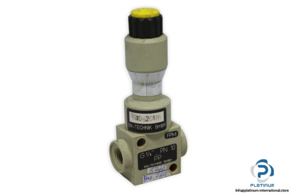 em-technik-G14-PN-10-PP-control-valve(used)