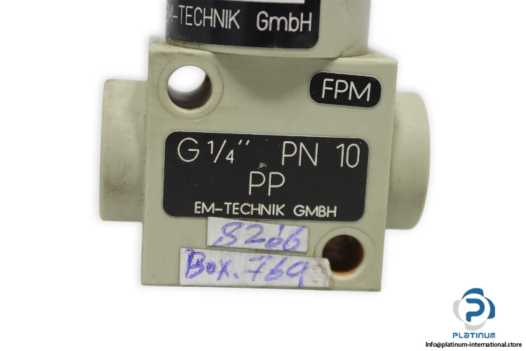 em-technik-G14-PN-10-PP-control-valve(used)-1