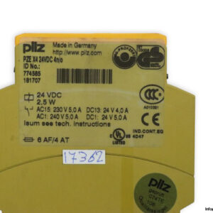 pilz-PZE-X4-24VDC-4N_O-safety-relay-(used)-2