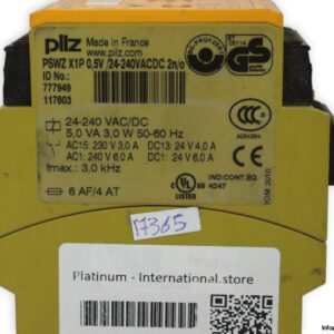 pilz-PSWZ-X1P-0.5V_24-240VACDC-2n_o-safety-relay-(used)-2