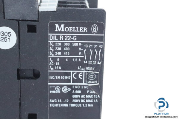 moeller-DILR22-G-contactor-relay-(new)-3