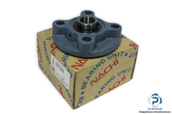 nachi-UCFC-204-round-flange-ball-bearing-unit-new-carton