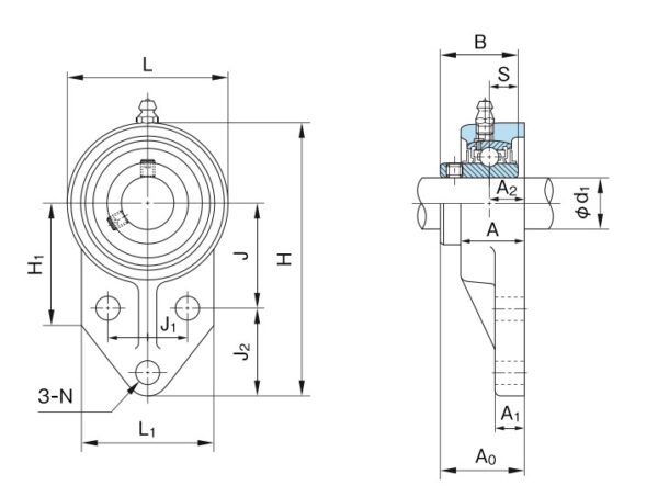 nachi-UCFK-210-one-side-flange-housing-unit-new-carton-5