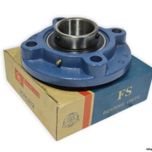 fs-UCFC-212-round-flange-ball-bearing-unit-new-carton
