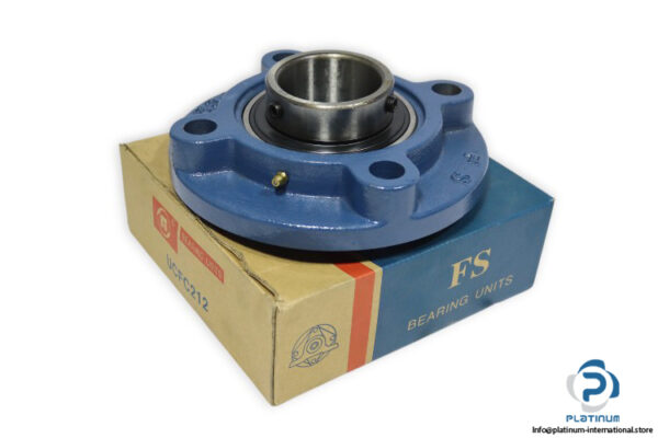 fs-UCFC-212-round-flange-ball-bearing-unit-new-carton