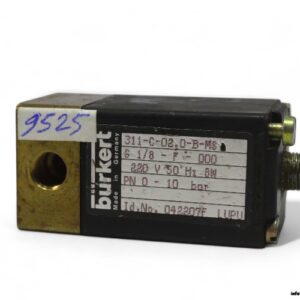 burkert-311-C-02.0-B-MS-direct-acting-solenoid-valve-(Used)-1