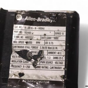 allen-Bradley-H-3016-N-H00AA-ac-servo-motor(used)-2