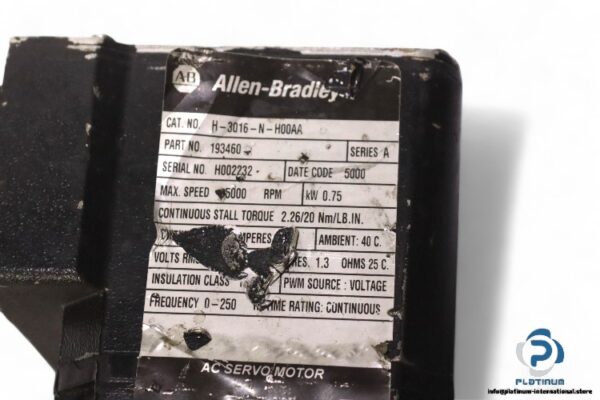 allen-Bradley-H-3016-N-H00AA-ac-servo-motor(used)-2