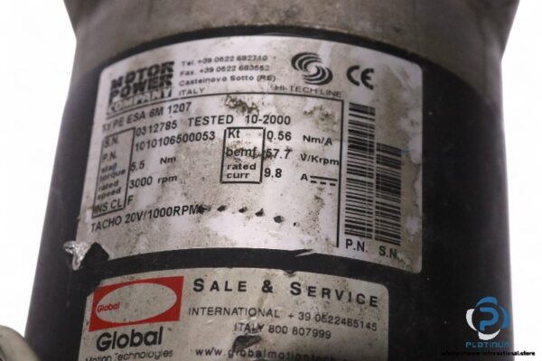 motor-power-ESA-6M-1207-dc-servo-motor(used)-2