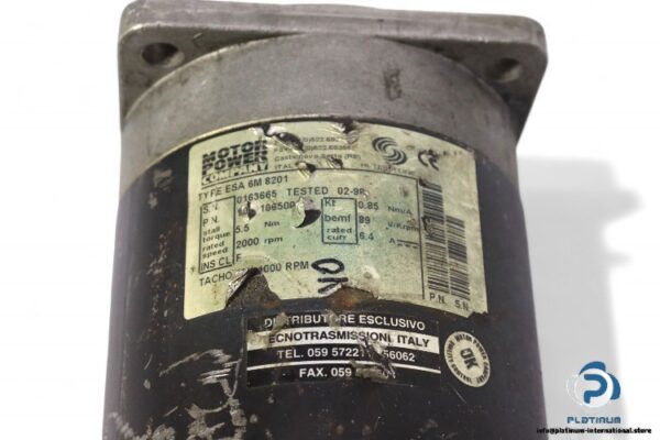 motor-power-ESA-6M-8201-dc-servo-motor(used)-2