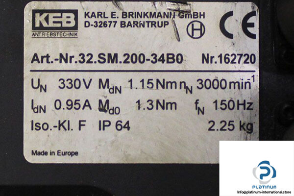 keb-32-sm-200-34b0-synchronous-servo-motor-2