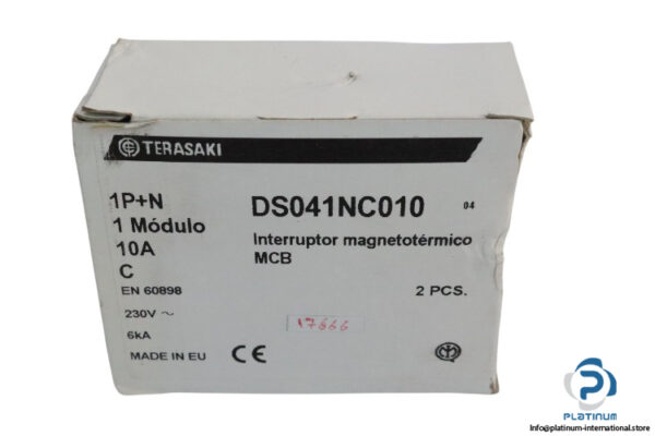 terasaki-DS041NC010-miniature-circuit-breaker-(new)-2