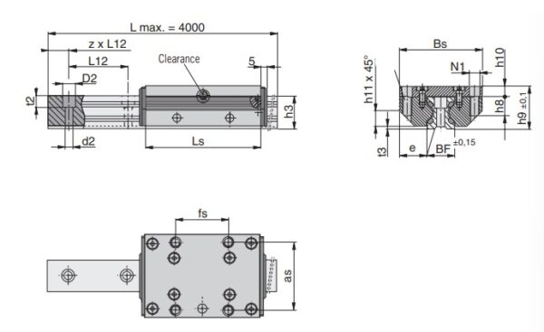parker-RK-FD45S-linear-roller-guide-new-3