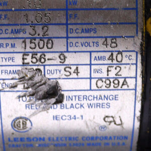 leeson-E56-9-gear-motor(used)-2