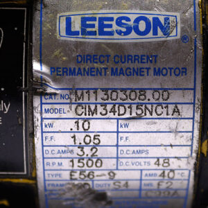 leeson-E56-9-gear-motor(used)-3