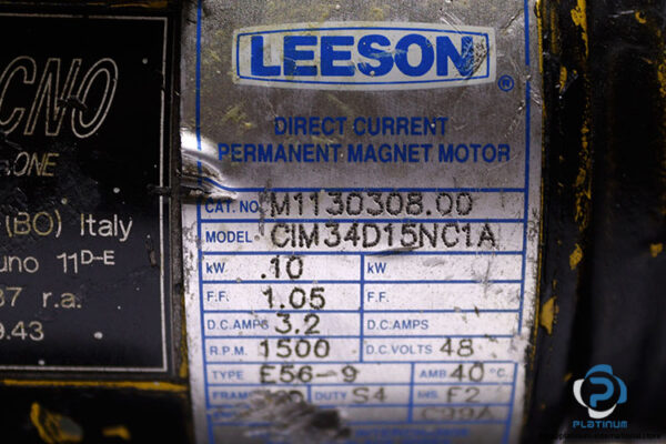 leeson-E56-9-gear-motor(used)-3