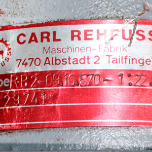 carl-rehfuss-RB2-0910570-1-2211-gearbox(used)-2