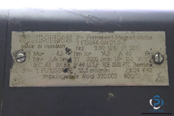 siemens-1FT5066-0AF01-0-Z-servo-motor(used)-4