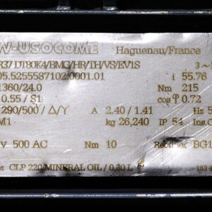 sew-R37-DT80K4-BMG-HR-TH-VS-EV1S-helical-servo-gearmotor-(used)-2