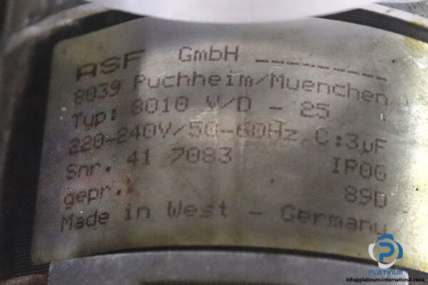 asf-8010-V-D-25-pump(used)-1