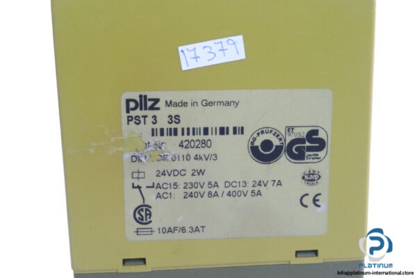 pilz-PST3-3S-safety-gate-monitor-(used)-2