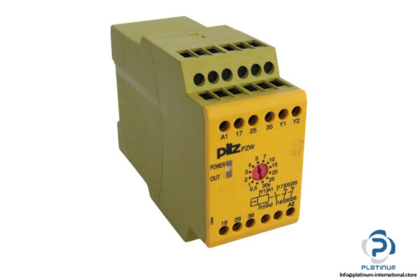 pilz-PZW-30_24VDC-1N_O-2N_C-safety-relay-(used)
