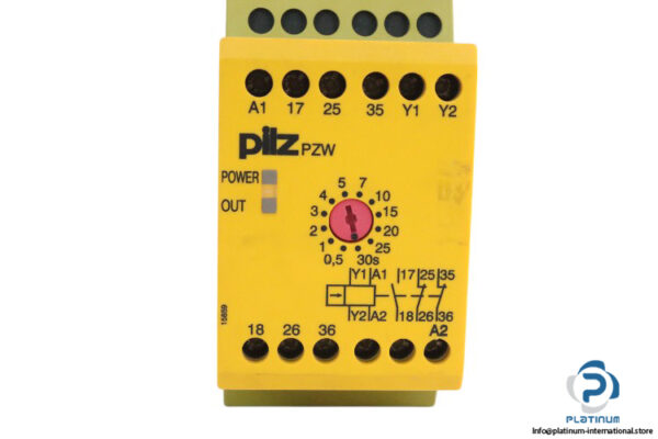 pilz-PZW-30_24VDC-1N_O-2N_C-safety-relay-(used)-1