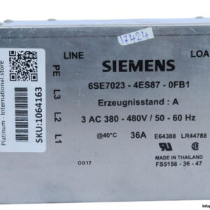 siemens-6SE7023-4ES87-0FB1-radio-interference-suppression-filter-(used)-1