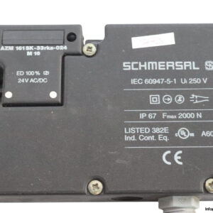 schmersal-AZM-161SK-33rka-024-M-16-solenoid-latching-safety-interlock-switch-(used)-1