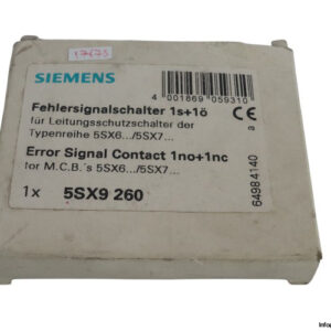 siemens-5SX9-260-miniature-circuit-breaker-(new)-2